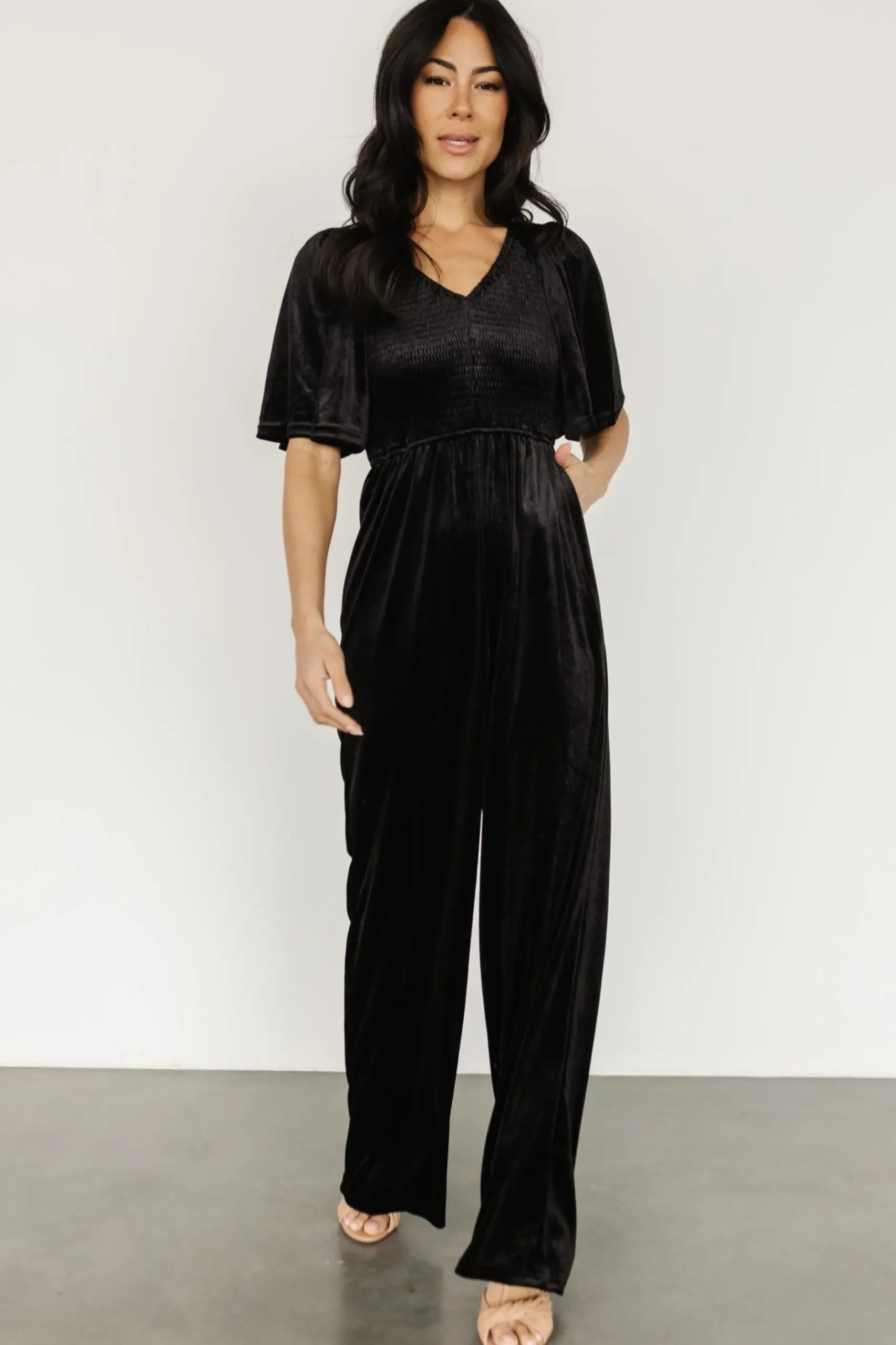Shop Regent Velvet Jumpsuit | SALE