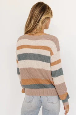 Cheap Riverton Striped Sweater | TOPS