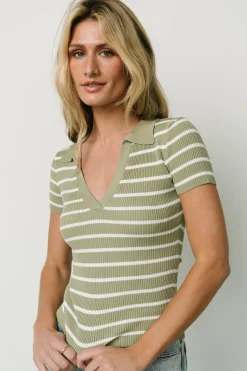 Clearance Ryan Ribbed Knit Top | blouses + shirts