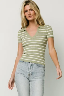 Clearance Ryan Ribbed Knit Top | blouses + shirts