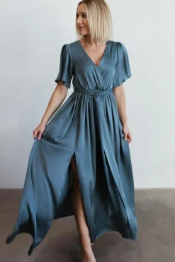New Sicily Satin Maxi Dress | maxi dresses | WEDDING SUITE