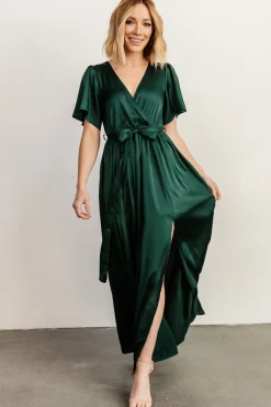 Fashion Sicily Satin Maxi Dress | maxi dresses | WEDDING SUITE