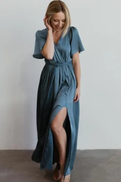 New Sicily Satin Maxi Dress | maxi dresses | WEDDING SUITE
