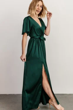 Fashion Sicily Satin Maxi Dress | maxi dresses | WEDDING SUITE