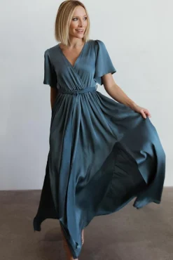 New Sicily Satin Maxi Dress | maxi dresses | WEDDING SUITE