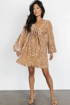 Online Simone Sequin Mini Dress | embellished + sequined