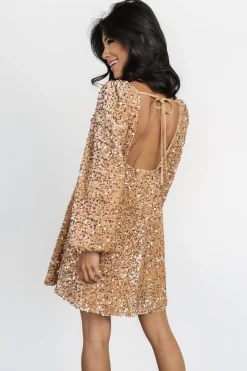 Online Simone Sequin Mini Dress | embellished + sequined