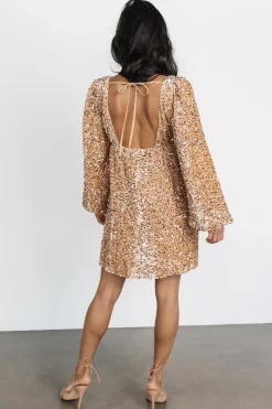 Online Simone Sequin Mini Dress | embellished + sequined
