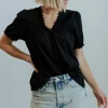Online Sloane Button Top | blouses + shirts