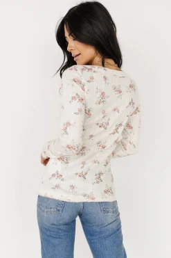 Hot Suzanne Henley Top | blouses + shirts