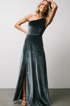 Flash Sale Tatiana Velvet One Shoulder Maxi Dress | WEDDING SUITE | wedding guest