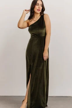 Online Tatiana Velvet One Shoulder Maxi Dress | WEDDING SUITE | wedding guest