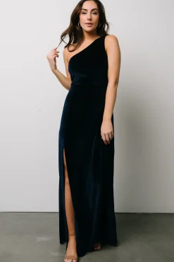 Clearance Tatiana Velvet One Shoulder Maxi Dress | WEDDING SUITE | wedding guest