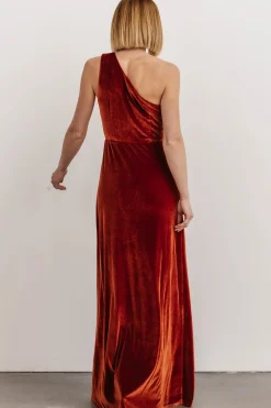 Clearance Tatiana Velvet One Shoulder Maxi Dress | WEDDING SUITE | wedding guest