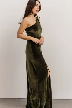Online Tatiana Velvet One Shoulder Maxi Dress | WEDDING SUITE | wedding guest