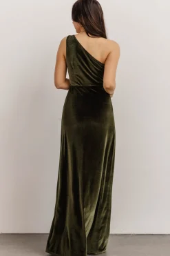 Online Tatiana Velvet One Shoulder Maxi Dress | WEDDING SUITE | wedding guest