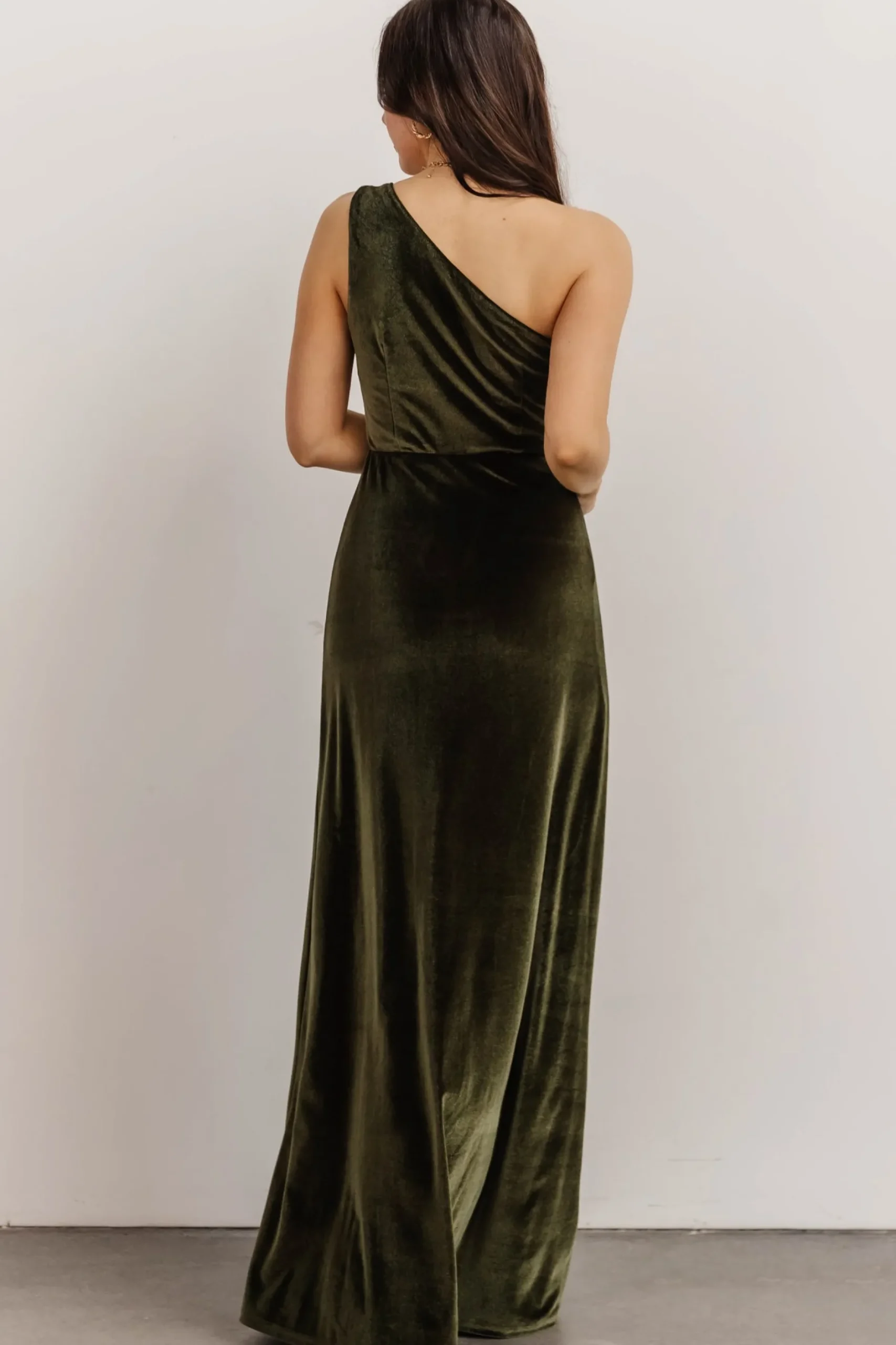 Online Tatiana Velvet One Shoulder Maxi Dress | WEDDING SUITE | wedding guest