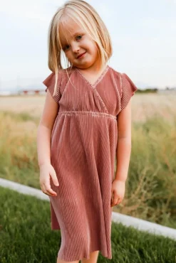 Discount Toddler Athena Pleated Midi Dress | flower girl