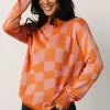 Best Sale Travis Checkered Sweater | sweaters