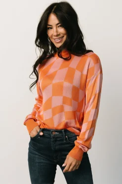 Best Sale Travis Checkered Sweater | sweaters