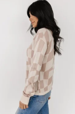 New Travis Checkered Sweater | sweaters