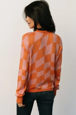 Best Sale Travis Checkered Sweater | sweaters