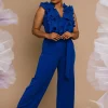 Store Tyra Ruffle Tank Jumpsuit | JUMPSUITS + ROMPERS