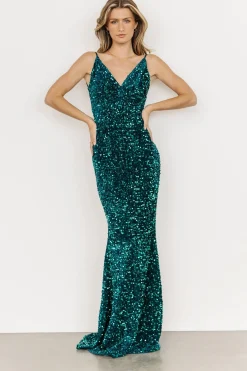 Outlet Valdez Sequin Gown | embellished + sequined