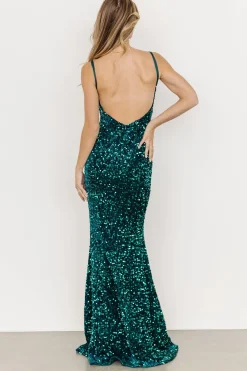 Outlet Valdez Sequin Gown | embellished + sequined