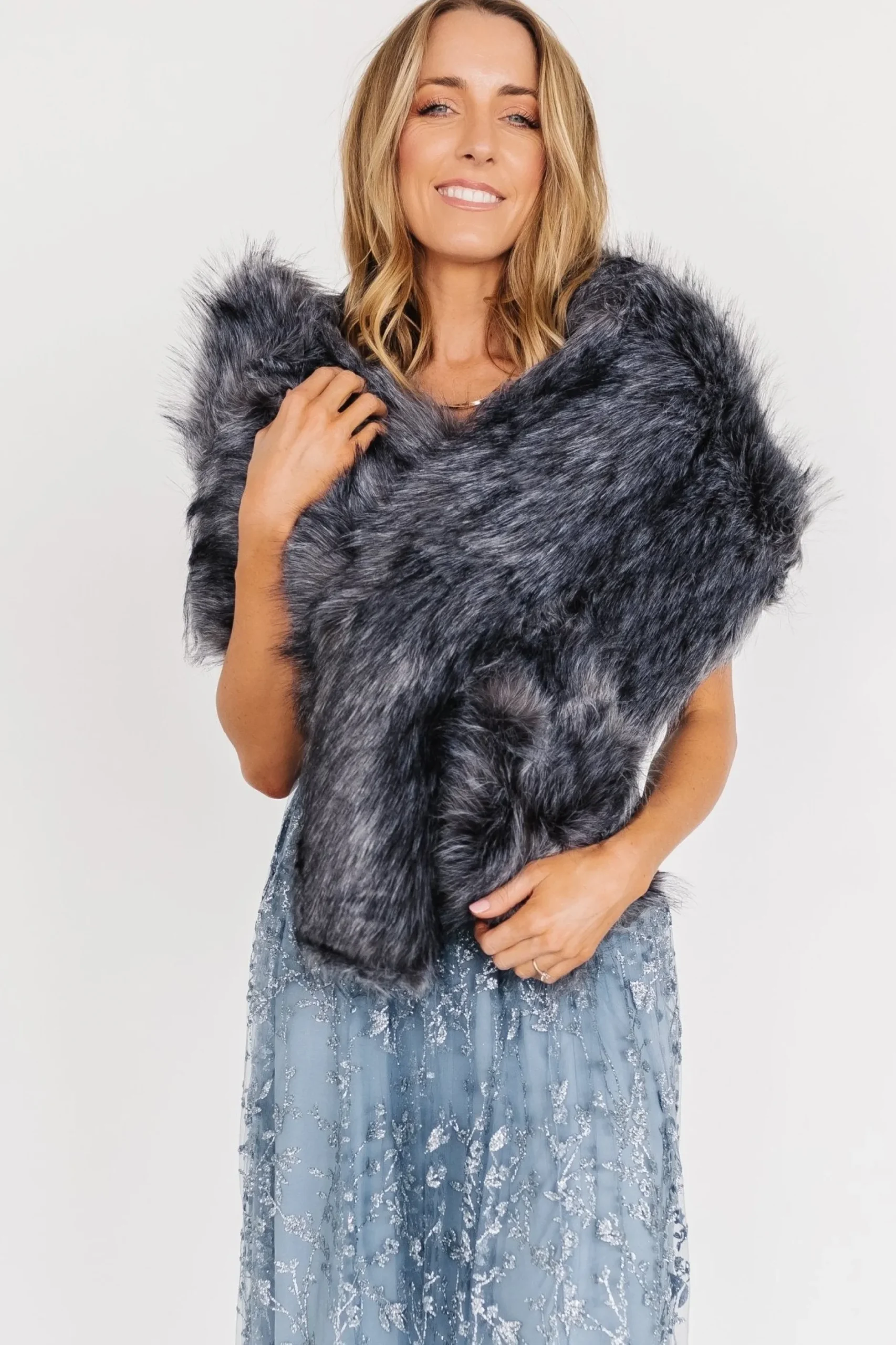 Cheap Valerie Faux Fur Shawl | shawls