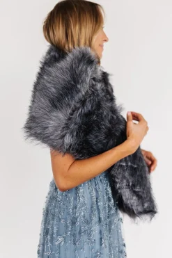 Cheap Valerie Faux Fur Shawl | shawls