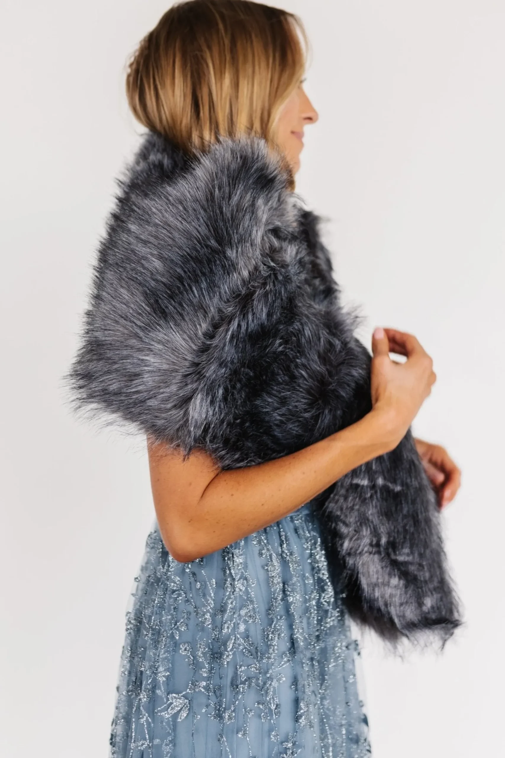 Cheap Valerie Faux Fur Shawl | shawls