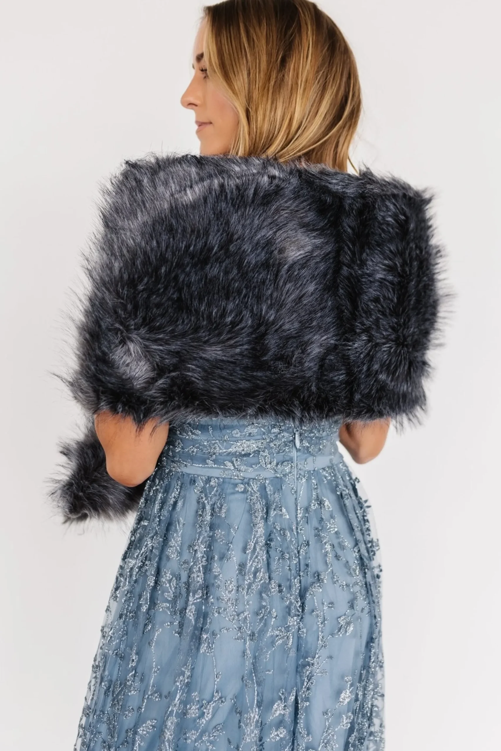Cheap Valerie Faux Fur Shawl | shawls
