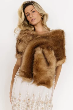 Cheap Valerie Faux Fur Shawl | shawls