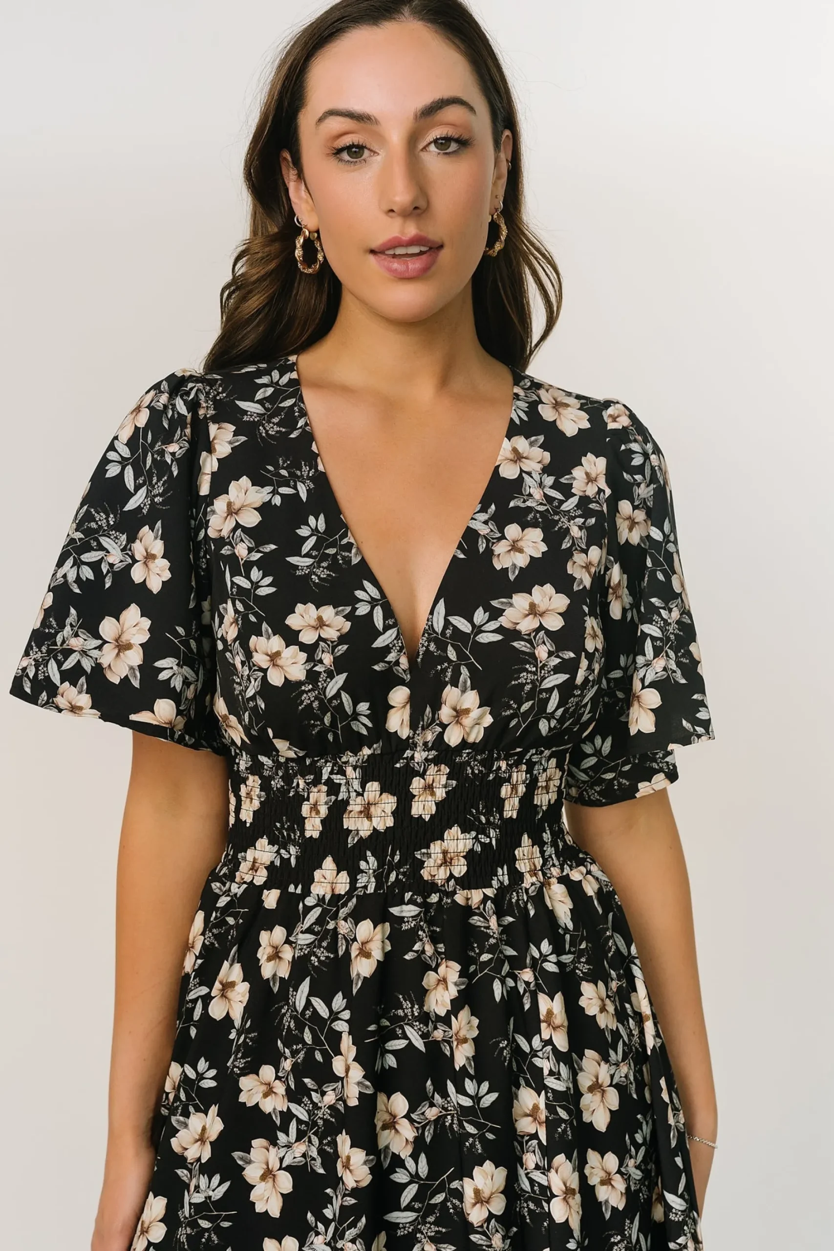 Store Verona Smocked Maxi Dress | WINTER ESSENTIALS