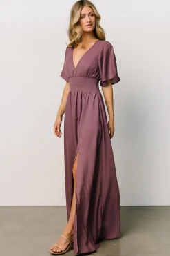 Cheap Verona Smocked Maxi Dress | WINTER ESSENTIALS