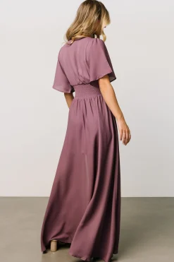 Cheap Verona Smocked Maxi Dress | WINTER ESSENTIALS
