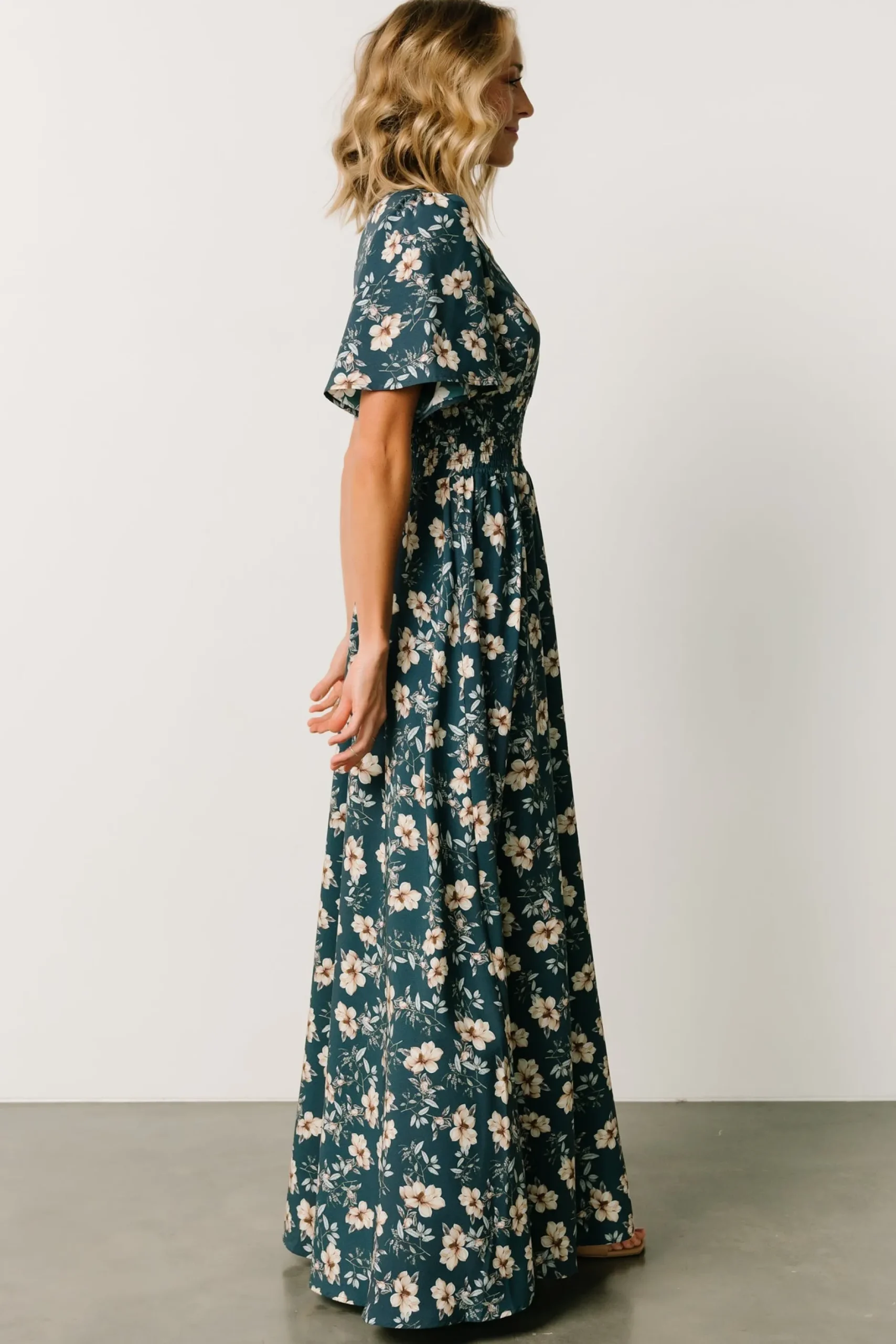 Best Sale Verona Smocked Maxi Dress | WINTER ESSENTIALS