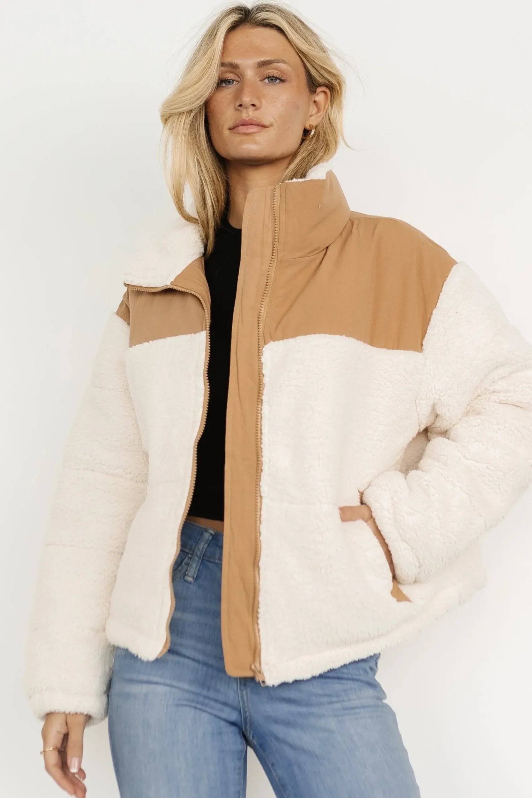 Discount Weekender Sherpa Puffer Jacket | outerwear