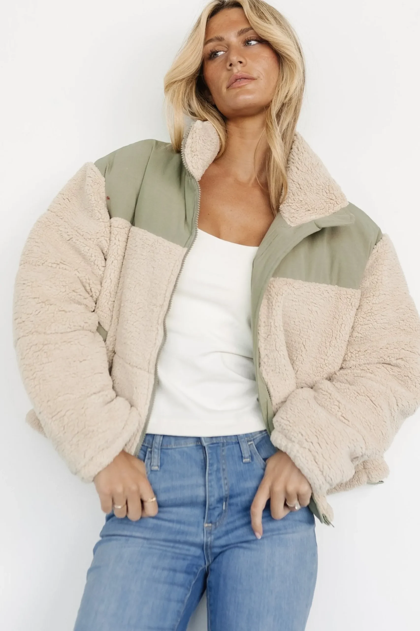 Cheap Weekender Sherpa Puffer Jacket | outerwear