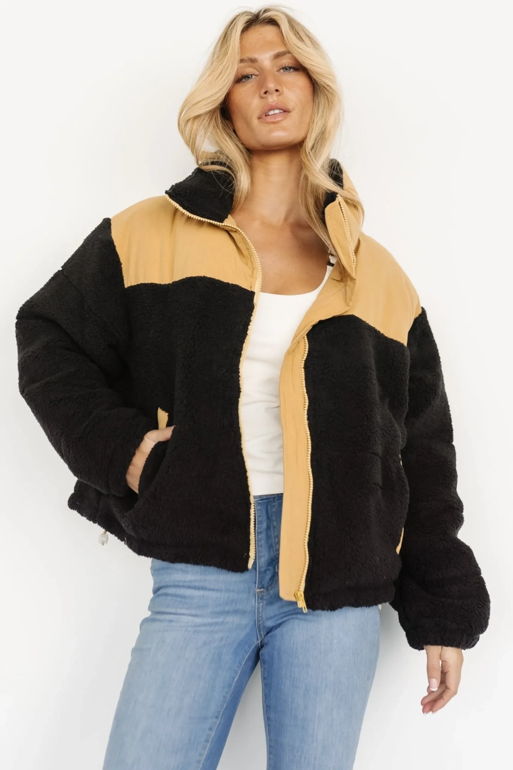Discount Weekender Sherpa Puffer Jacket | outerwear