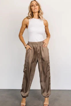 Fashion William Satin Jogger Pants | pants