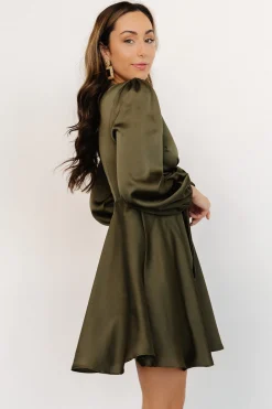 Shop Woodbury Satin Mini Dress | short dresses | WEDDING SUITE