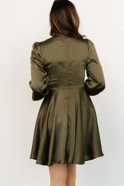 Shop Woodbury Satin Mini Dress | short dresses | WEDDING SUITE