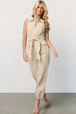 Fashion Zahara Sleeveless Jumpsuit | JUMPSUITS + ROMPERS