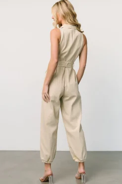 Fashion Zahara Sleeveless Jumpsuit | JUMPSUITS + ROMPERS